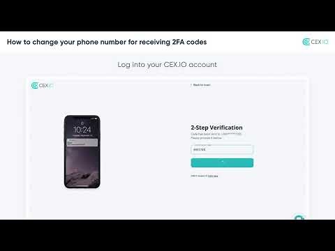 Change phone number for receiving 2FA codes