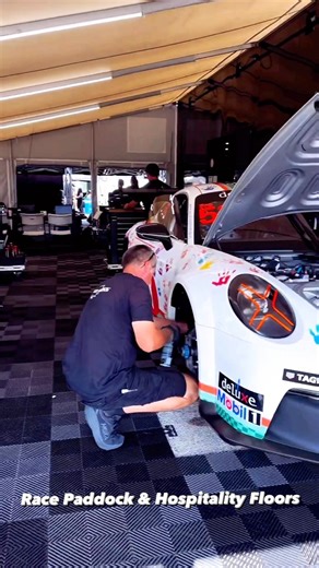 Champions Choose RACEDECK Garage Floors 🏁 Some great photos sent in by Matt Blasi Racing @mattblasi . You’ll find many of the worlds top race teams using the RaceDeck® multi-patented FreeFlow® and FreeFlow XL style floors in their race paddocks, garages and hospitality areas. RACEDECK’s patented self-draining top and channeled understructure allows for maximum air-flow and drainage keeping your crew and vehicles high & dry for your entire event. #mossracing RACEDECK #choiceofchampions #garagefl