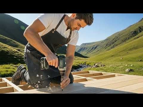 Handcrafting a Rock Shelter from the Ground Up | Warm & Safe Mountain Hut