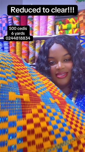 Reduced to Clear: Stunning Kente Designs for 500 Cedis