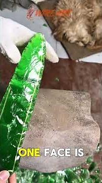 Crafting a Green Cat’s-Eye Stone Sword | From Raw Gem to Legendary Blade