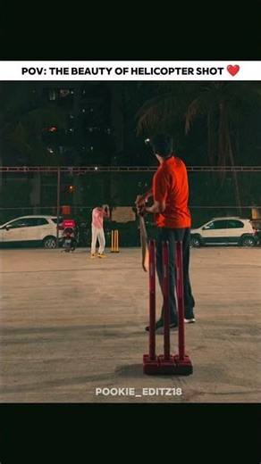 The Beauty Of Helicopter Shot ❤🏏#cricket #shorts #viratkohli #gullycricket #msdhoni