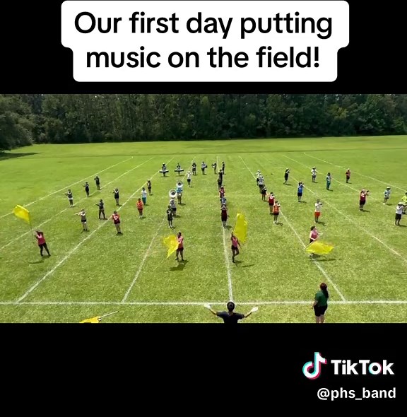 Music in the Field: PHS Band's First Day