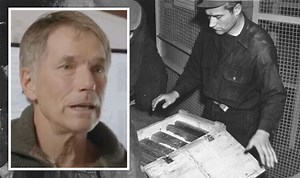 Underwater camera explores sunken German U-boat