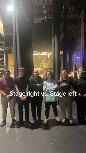 STAGE RIGHT VS STAGE LEFT!!! #onceuponamattress #highschooltheater #fyp