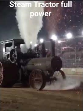 Steam Tractor full Power action@JörgSchmidt-Chemnitz #train #railroad #oldschool #old maschines