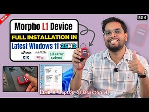 Morpho L1 Device Installation in Latest Windows 11 25H2 | Morpho L1 Device installation | rd service