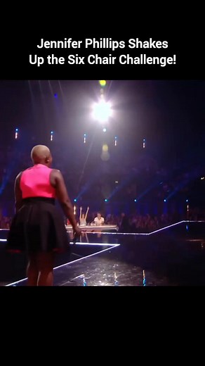 Jennifer Phillips Shakes Up the Six Chair Challenge! #agt2024 #BGT2025 #bgt #AGT | World Famous