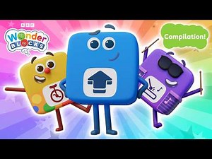 A Rainbow of Do-Blocks | Coding Cartoon Compilation for Kids | Wonderblocks