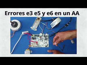 ¿Errores E3 E5 y E6 en un Aire Acondicionado Split?