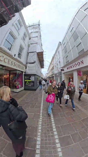 insta 360 x5 time shift walk in st helier Jersey #insta360x5 #360camera #solotraveler