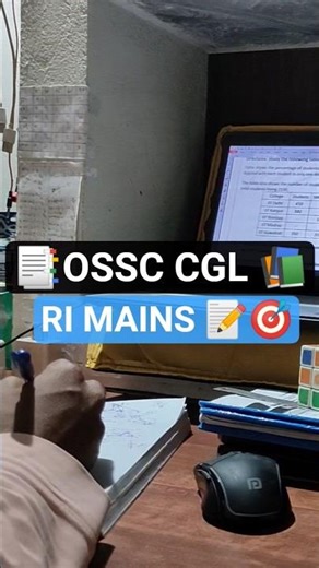 Odisha CGL exam | OSSSC RI MAINS EXAM | OSSC CGL 2026 | CGL vlogs