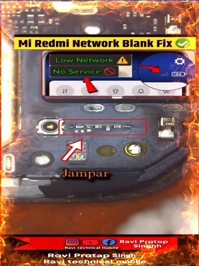 1.7K views · 62 reactions | MI redmi low network problem no service problem solution ️✅  Ravi Pratap Singh  Mobile Repairing | Tips | Solutions This post is created only for educational and informational purposes.  Follow this page for daily mobile repairing updates! #RaviPratapSingh #MobileRepair #RepairingTips #TechnicalPost #SmartRepair | Ravi Pratap Singh | Facebook