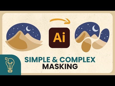 How to Use Clipping Masks, Simple to Complex - Adobe Illustrator Tutorial