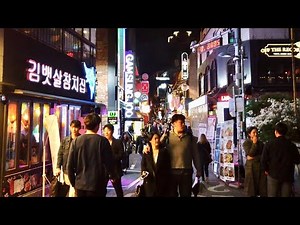 Walking street Itaewon at night│Seoul in Korea│4K 60fps POV