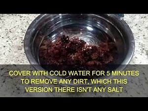 Make Sea Moss Gel with the Original Chrondus Crispus Sea Moss - Dr Sebi