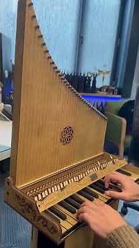 Medieval LavaChord music instrument www.lavaakustik.com #clavichord #clavisimbalum #harpsichord