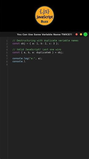You Can Use Same Variable Name TWICE?! #codingchallenge