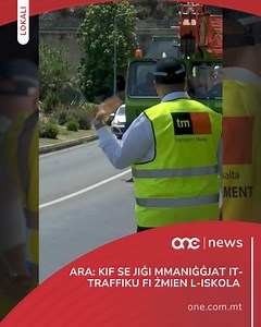 Transport Malta nediet pjan biex tikkontrolla il-konġestjoni tat-traffiku matul l-iktar ħinijiet kritiċi tal-ġurnata, hekk kif l-istudenti jibdew l-iskola ftit tal-jiem oħra. | ONE.com.mt