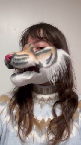 Realistic Tiger Quarter/snout Mask With MOVING JAW - Etsy