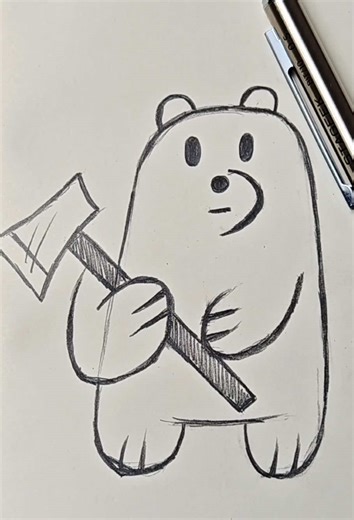 Relax and watch me ink my sketch!#drawingideas #bored #easydrawing #doodle #arttutorial