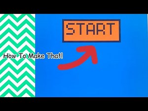 How To Make A Starting Screen For Your Game In Scratch!