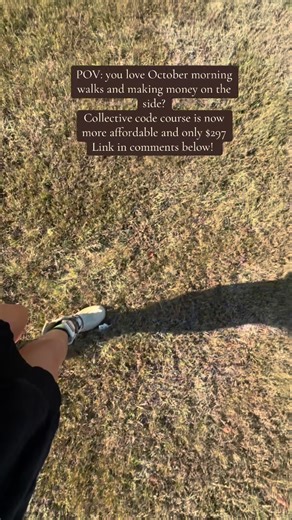 Collect code course has over 20 way to make an income and you can do it from your phone! Literally they changed the game for us and made it so much more affordable it was $500 and they do away with the duo for bigger better things and now they made the course only $297 so more people could afford it and have the same opportunity!! P*yments are available too I paid $60 every two weeks for 4 weeks ☺️ I'm learning and getting an education for buisness essentially and I can't wait until I bring in $