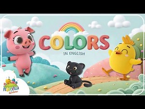 🎨 Los COLORES en Inglés y Español | Canción infantil educativa🌈Colors in English and Spanish