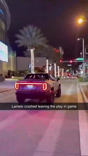 Lamelo crashed his car after the play-in game vs the Magic #nba #basketball #lameloball #lamelo #charlottehornets