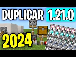 😱 1.21! DUPLICAR en MINECRAFT BEDROCK 2024! 👈 en MENOS de 3 MINUTOS
