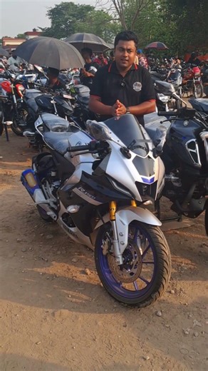 আরওয়ান ফাইভ ভার্সন এম দুই মাস ব্যবহৃত R15 Version M bike at Alamdanga hat