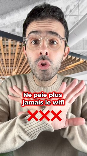 Tu veux le wifi gratuit ? 😎 #astuce #wifi #public #gratuit #argent #prix #risque #motdepasse #voyage | Charles Sterlings