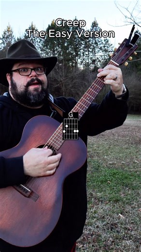 Chas Evans | Creep The Easy Version…no Barre Chords! #guitarlesson #guitarreels #instaguitar #guitarteacher #reelsinstagram #guitarpractice #guitartips... | Instagram