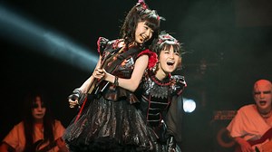 Japanese kawaii metal band BABYMETAL performing in downtown Indy