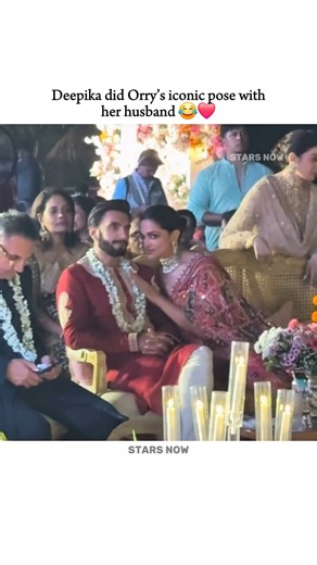 Deepika and her husband recreated the iconic Orry pose 🤣 #deepikapadukone #orry #shorts