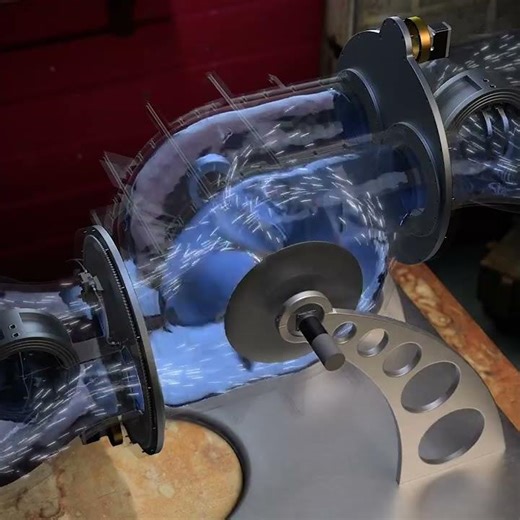 Animation showcasing a pump mechanism