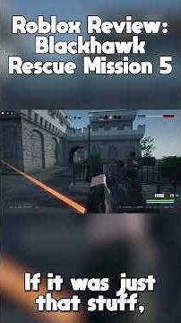 Roblox Review: Blackhawk Rescue Mission 5