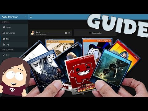 Updated Archi Steam Farm Guide || New User Interface