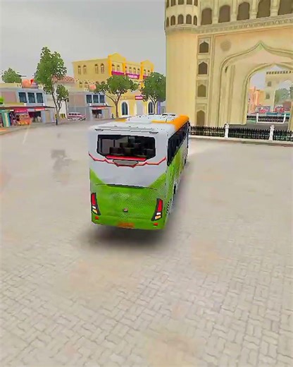 Charminar in Bus Simulator India #charminar #bus #driving #gaming #shortvideo