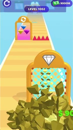 INSANE!! Gem Stack Run 1002 #gaming #gemstack #shorts