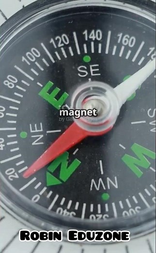 Why does a compass needle deflect when a magnetis brought near to it?