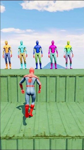 GTA 5 Epic Water Ragdolls Spiderman Jump/Fails Ep 1559 #shorts