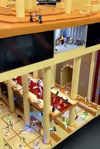 41K views · 576 reactions | Massive LEGO Star Wars Jedi Temple with Interior Battle by David Hall and Lee Roberts | Beyond the Brick | Facebook