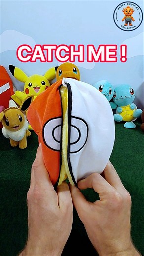 Pikachu, Charmander & Squirtle Plush Collection! ⚡ #PokemonPlush #Pikachu #Squirtle