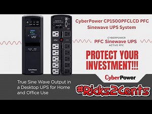 CyberPower CP1500PFCLCD PFC Sinewave UPS System | Protect Your Equipment with a Sinewave UPS System