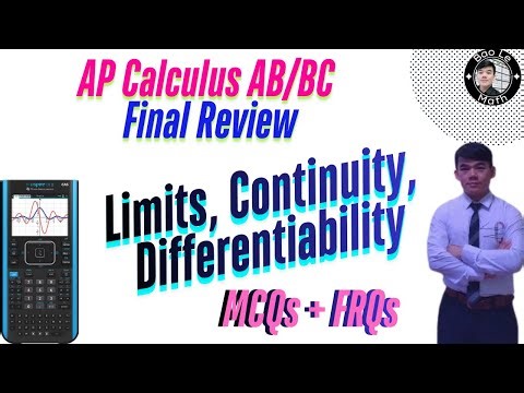 Ap Calculus AB/BC Review: Limits, Continuity & Differentiability | Final Revision
