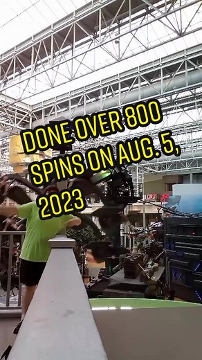 Tara's Spinning Adventure on Shell Shock Ride at Mall of America