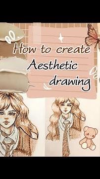 Easy aesthetic art doodle idea for when you're bored 😐🦋✨ simple & pretty