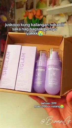 👸🥰Goodbye oily skin! Setting spray para sa matte at classy look.