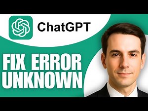 How To Fix Chatgpt Unknown Error Occurred When Uploading File